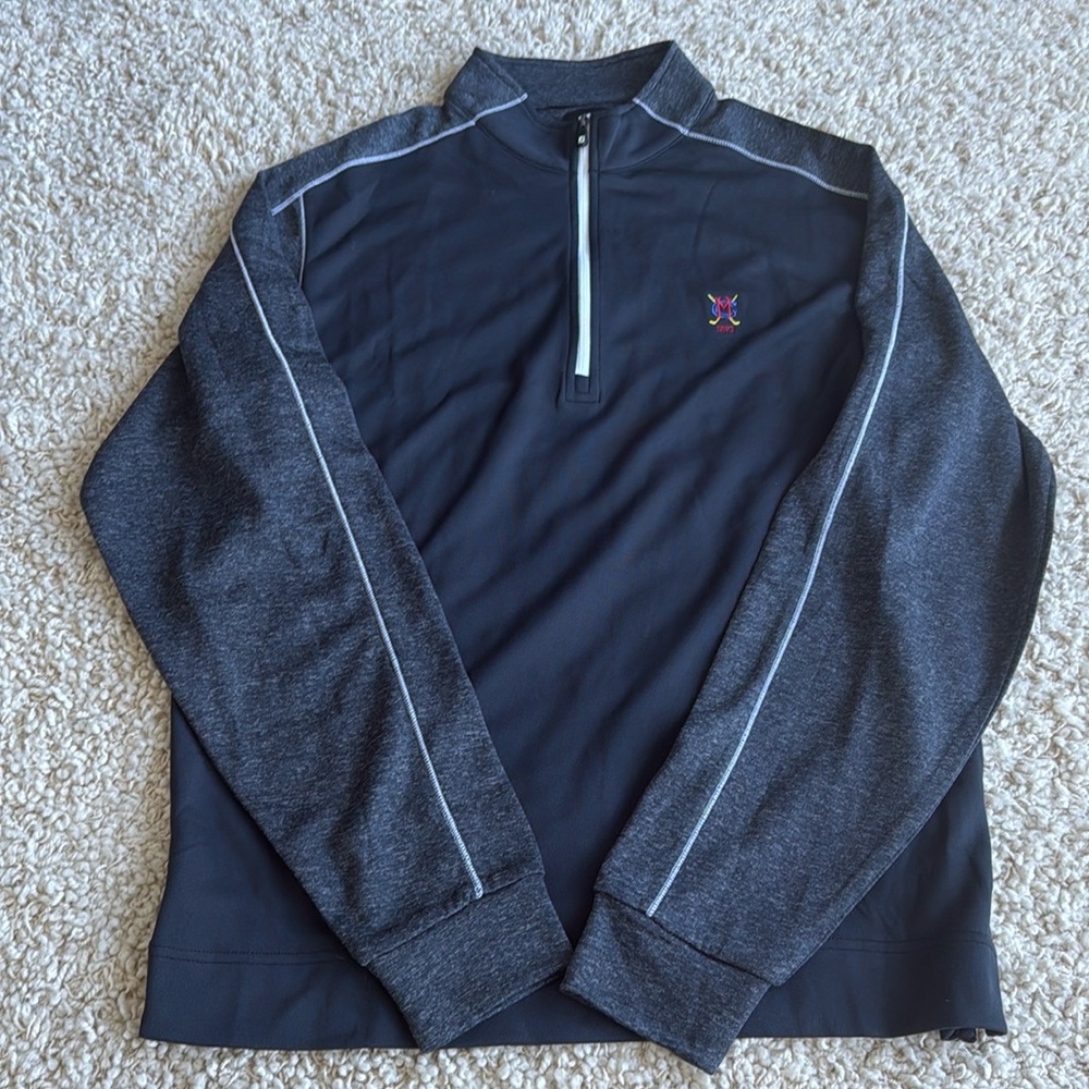 Charcoal Montclair quarter zip